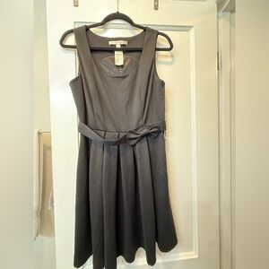 LC Lauren Conrad Charcoal Midi Dress